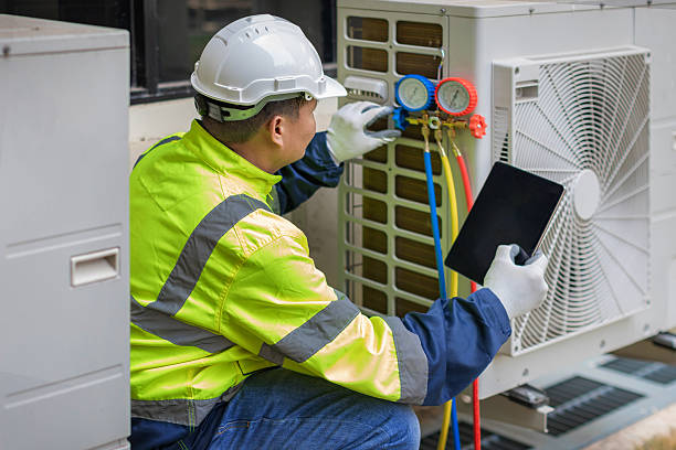 Professional Hvac Installation technician working in Forsyth, MO